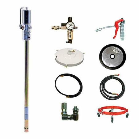 ZEELINE 50 isto 1 Portable Grease System for 120 lbs Drum with 6 ft. Hose 1220R
